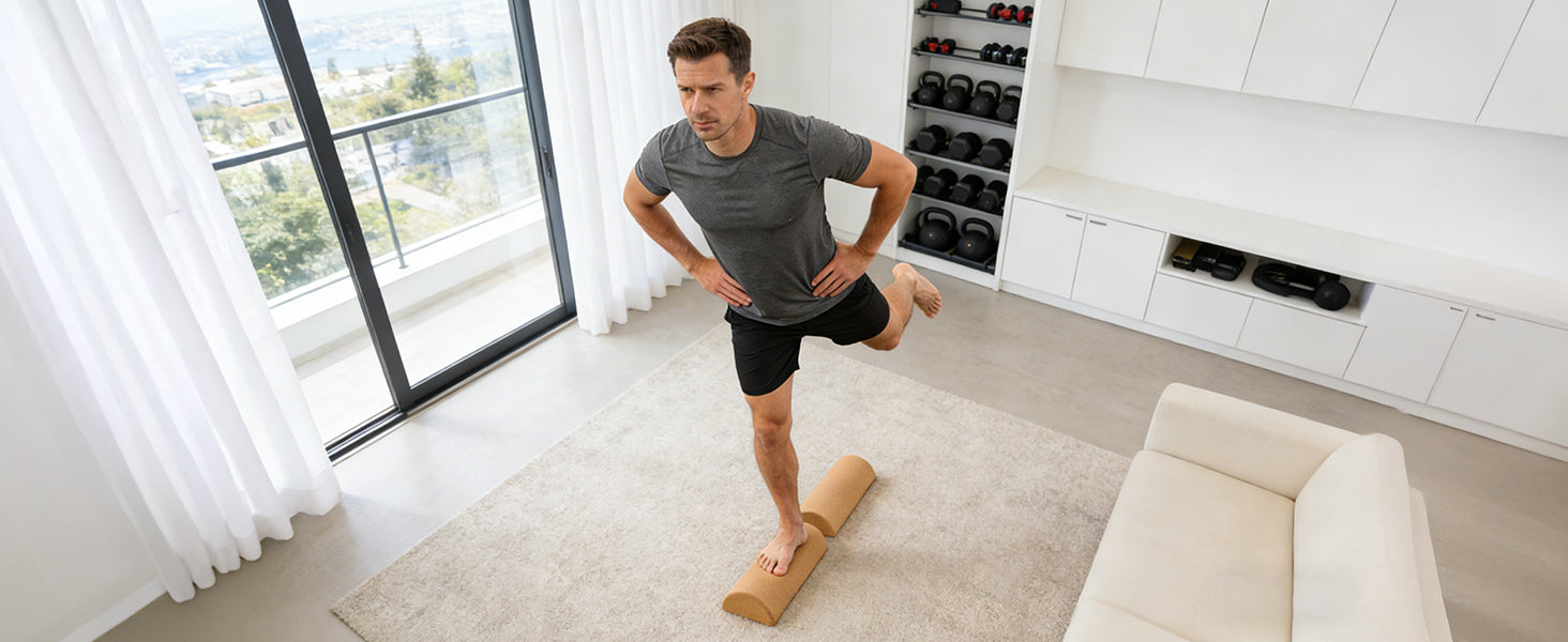 Kit complet d’équilibre & massage des pieds en liège