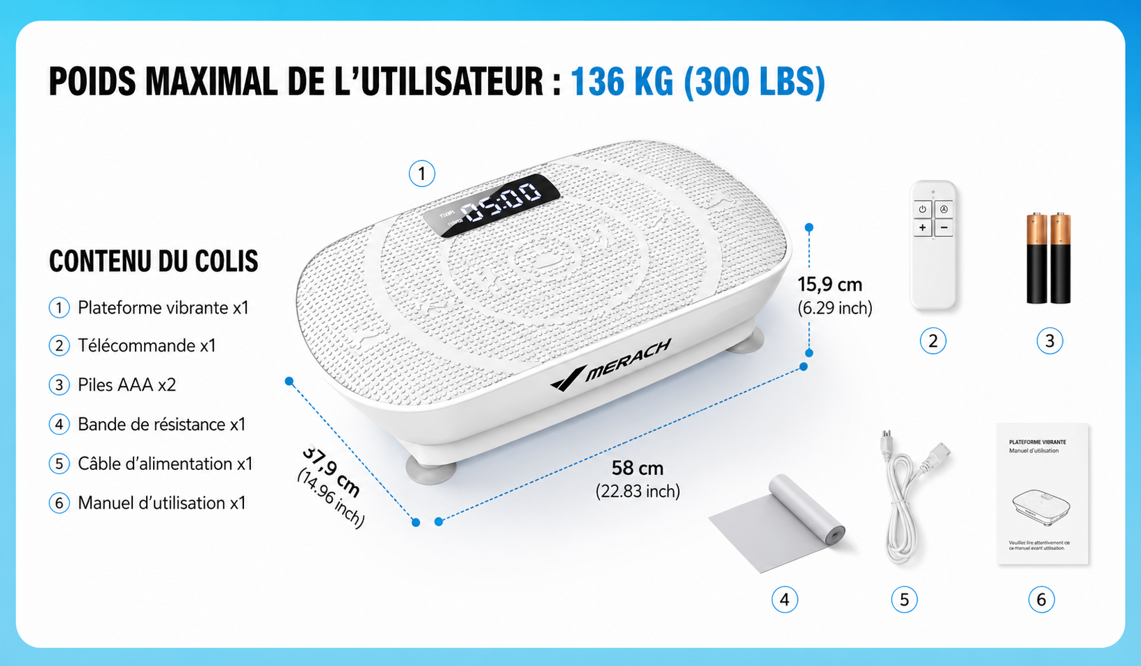 Plateforme Vibrante 3D –Tonification & fitness à Domicile