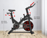 Vélo spinning intérieur – Volant 6 kg, magnétique, cardio, 150 kg