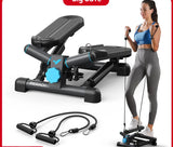 Mini Stepper Rotatif 140 kg avec Cordes de Résistance – Fitness Maison & Bureau