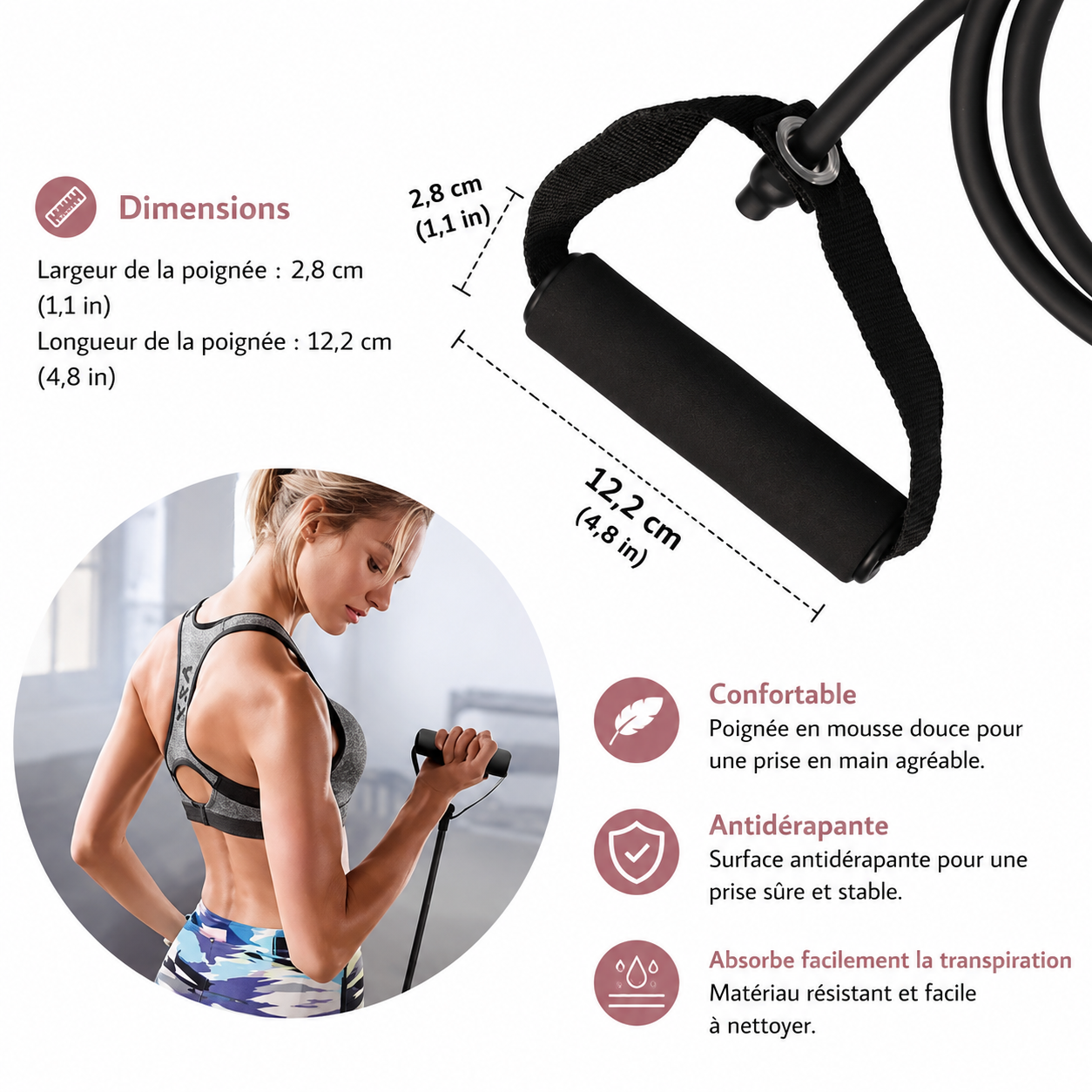 Bandes Elastiques Fitness - Renforcement & Tonification du Corps