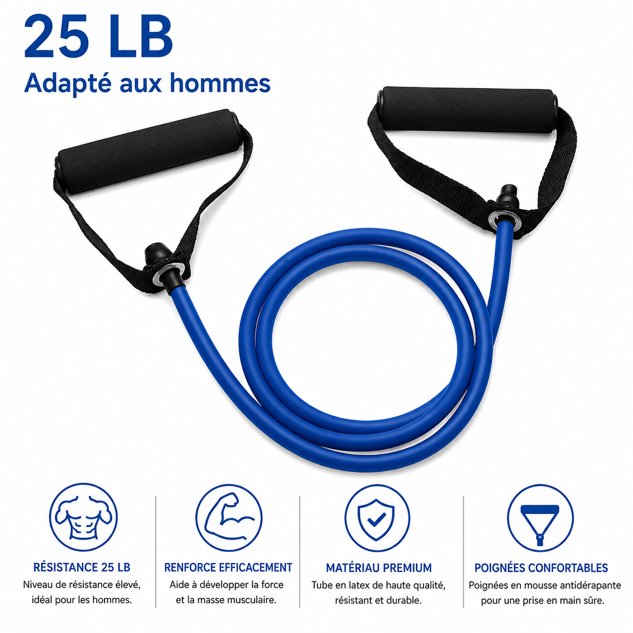 Bandes Elastiques Fitness - Renforcement & Tonification du Corps
