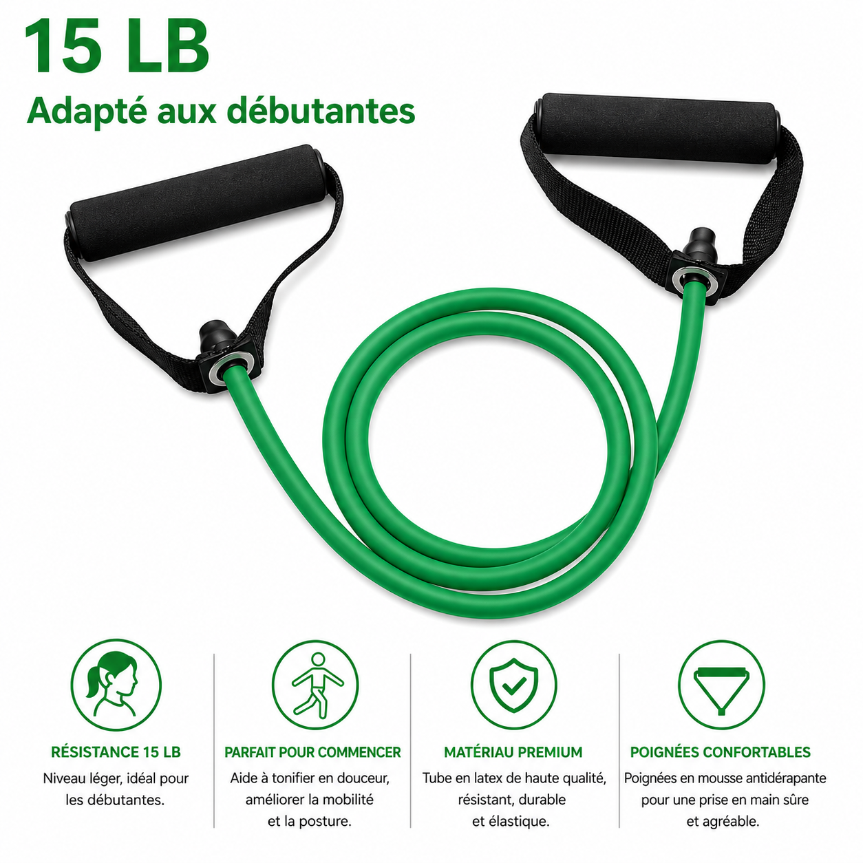 Bandes Elastiques Fitness - Renforcement & Tonification du Corps