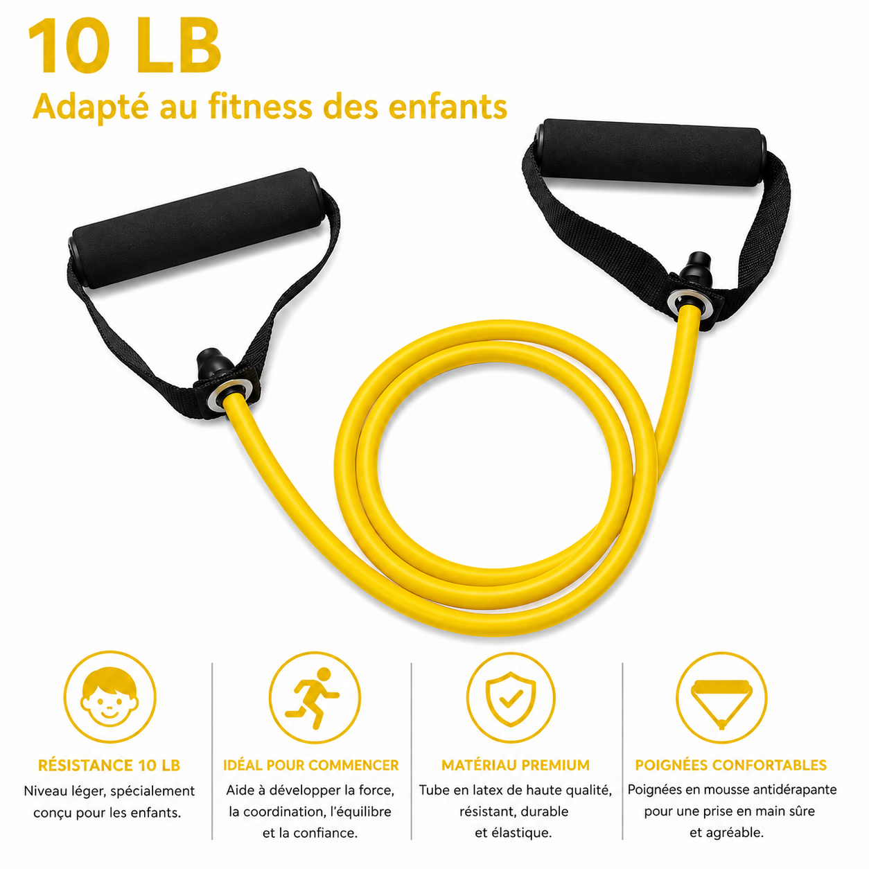Bandes Elastiques Fitness - Renforcement & Tonification du Corps