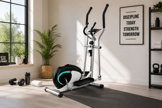Vélo Elliptique Magnétique 8 Niveaux – Cardio Fitness Maison