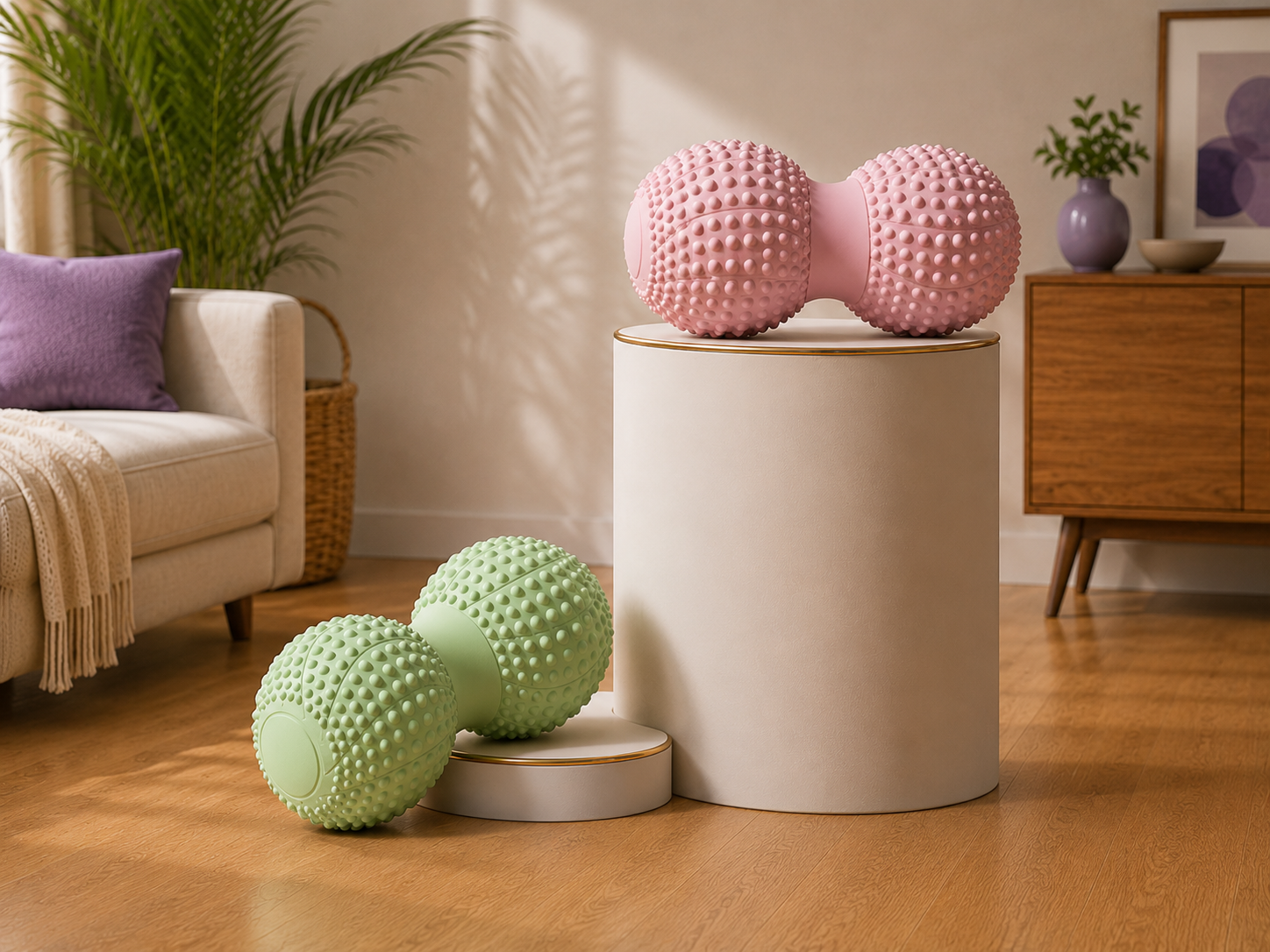 Boule de Massage Cacahuète 6,5 cm – Fascia & Récupération Sportive