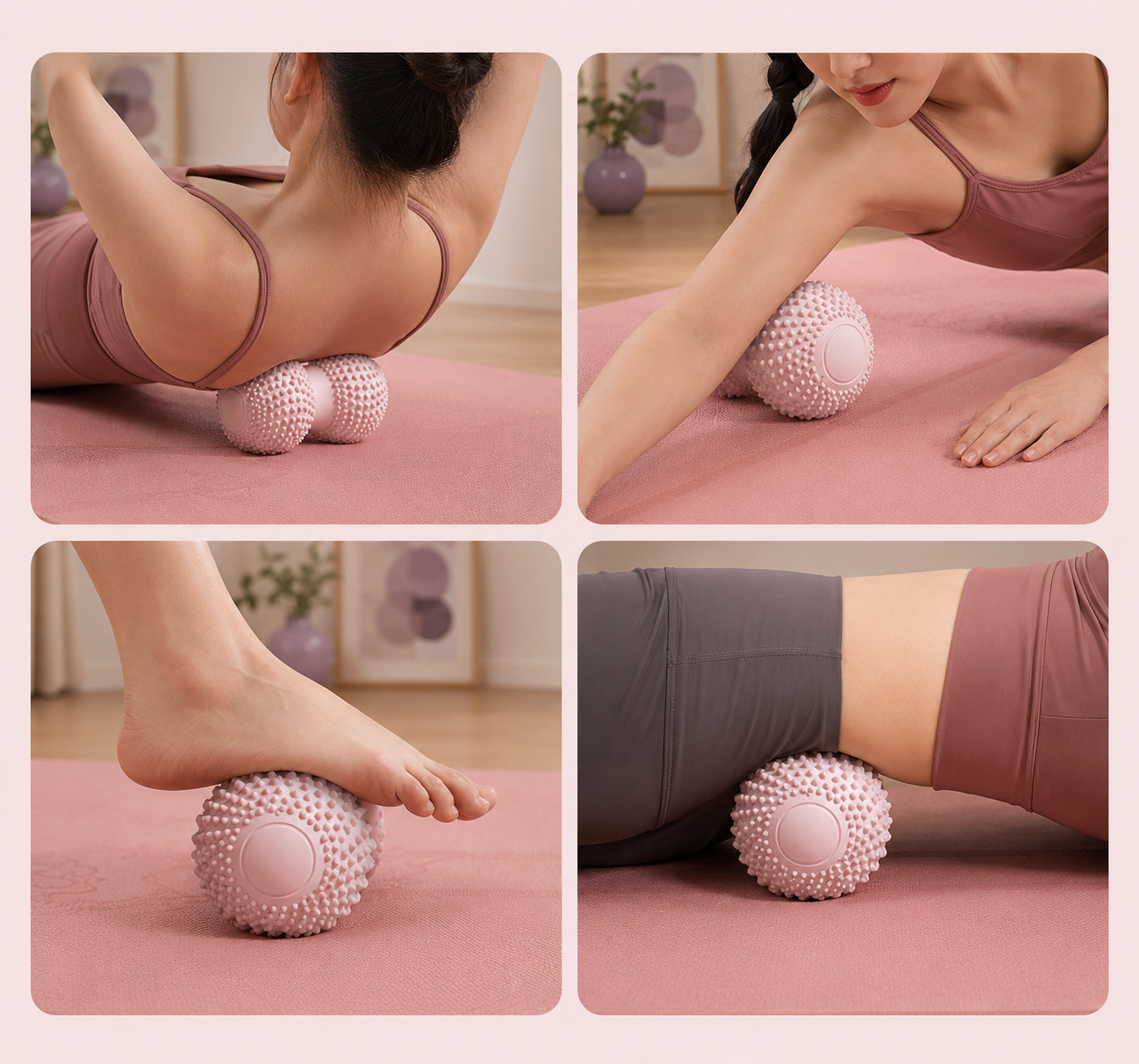 Boule de Massage Cacahuète 6,5 cm – Fascia & Récupération Sportive