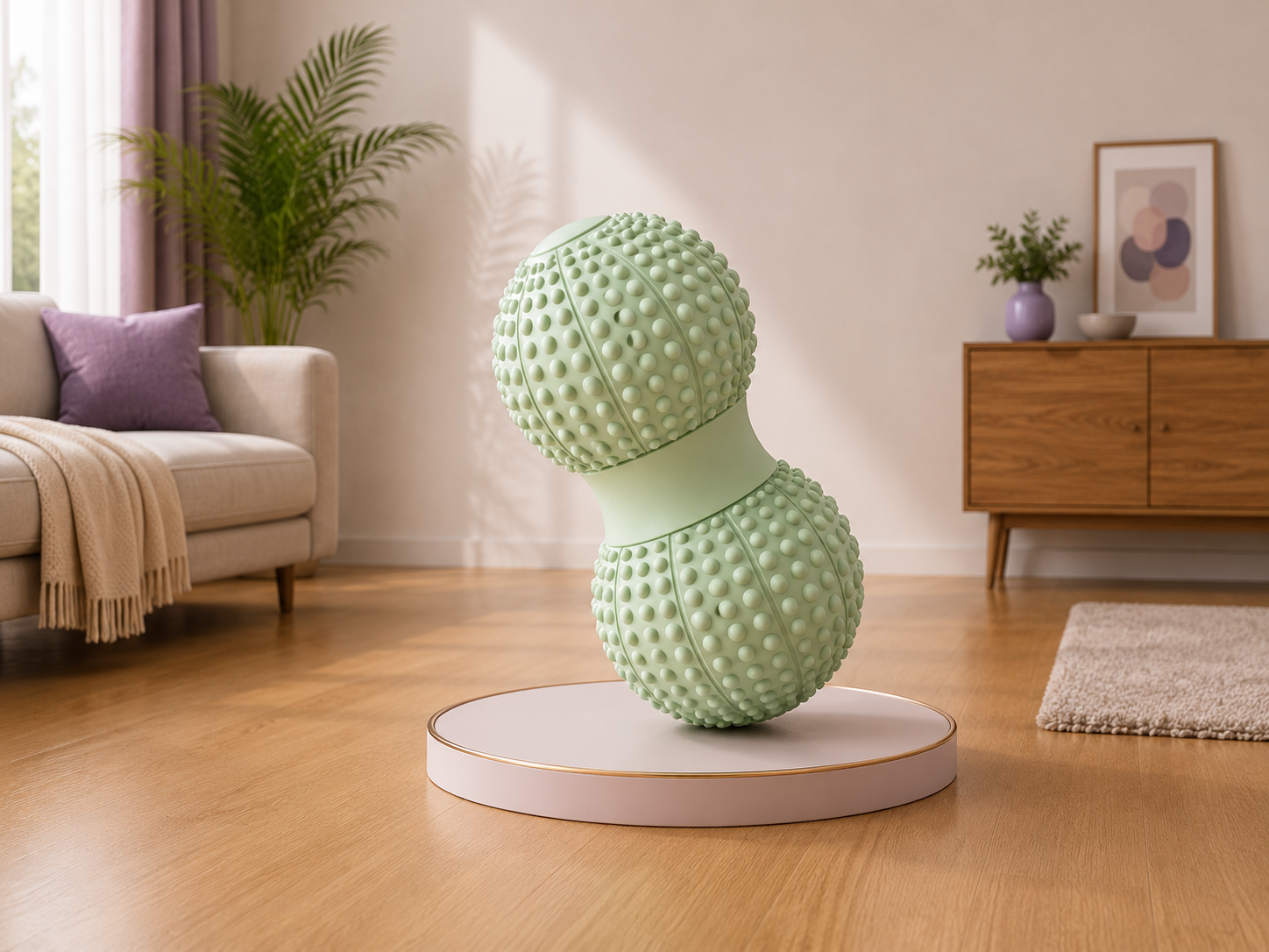 Boule de Massage Cacahuète 6,5 cm – Fascia & Récupération Sportive