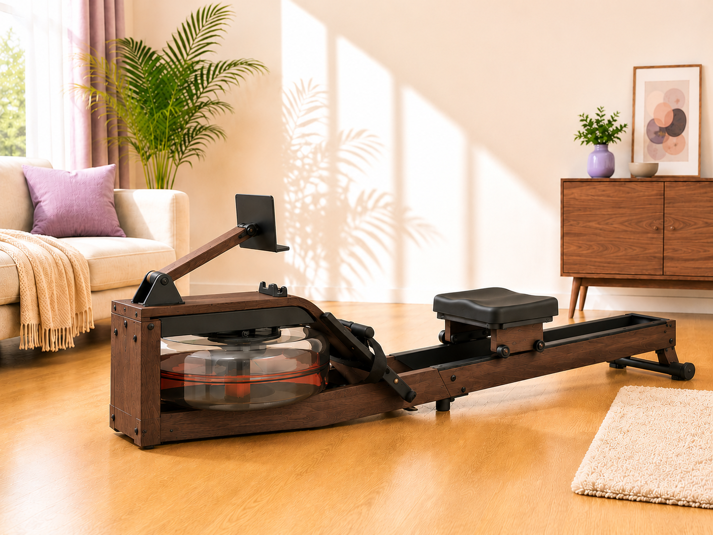 Rameur en Bois Pliant – Résistance à Eau – 175 kg
