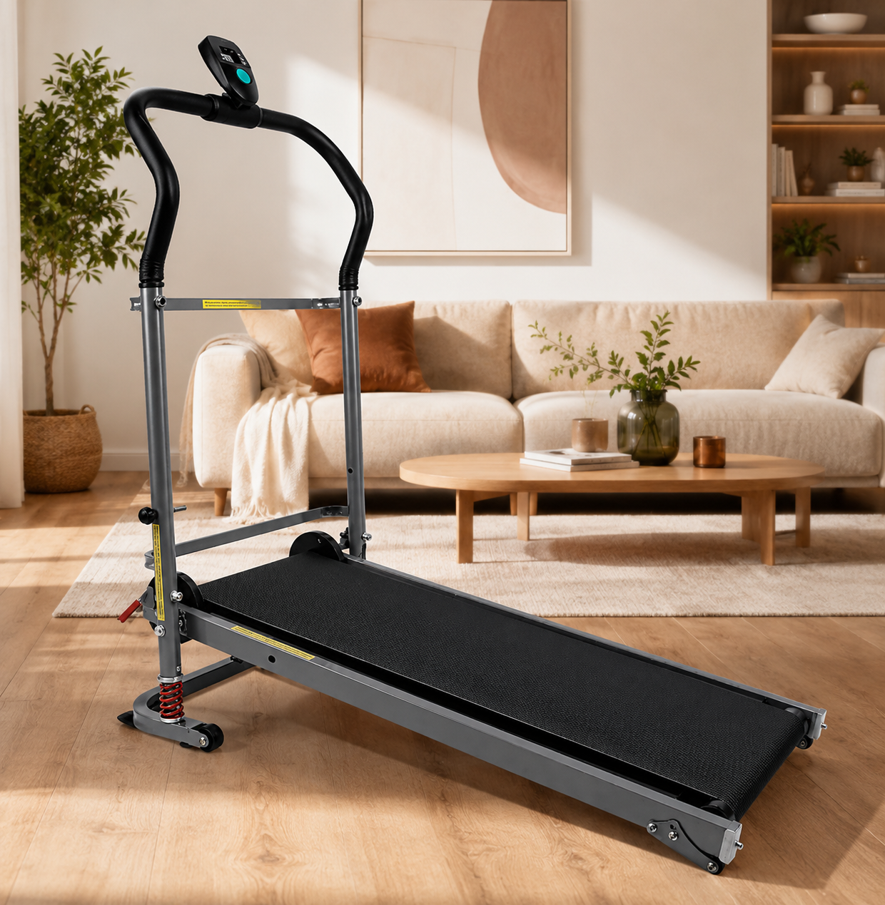 Tapis de Course Pliable Compact – Écran LED