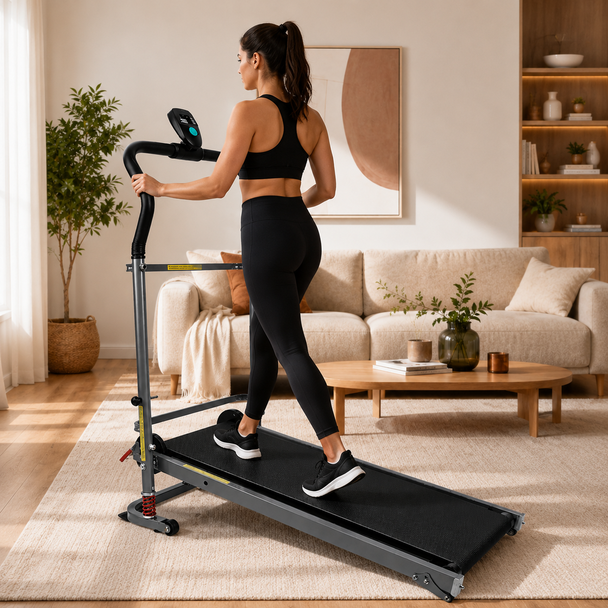 Tapis de Course Pliable Compact – Écran LED