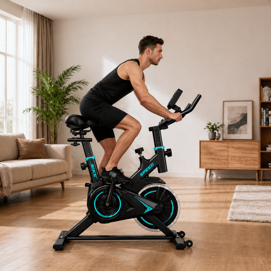 Vélo d’Appartement Fitness | Écran LCD, Réglable & Entraînement Complet à Domicile (120 kg)
