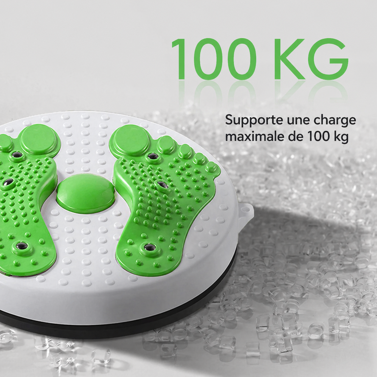 Disque de rotation magnétique pour la taille planche d’équilibre fitness perte de poids avec massage
