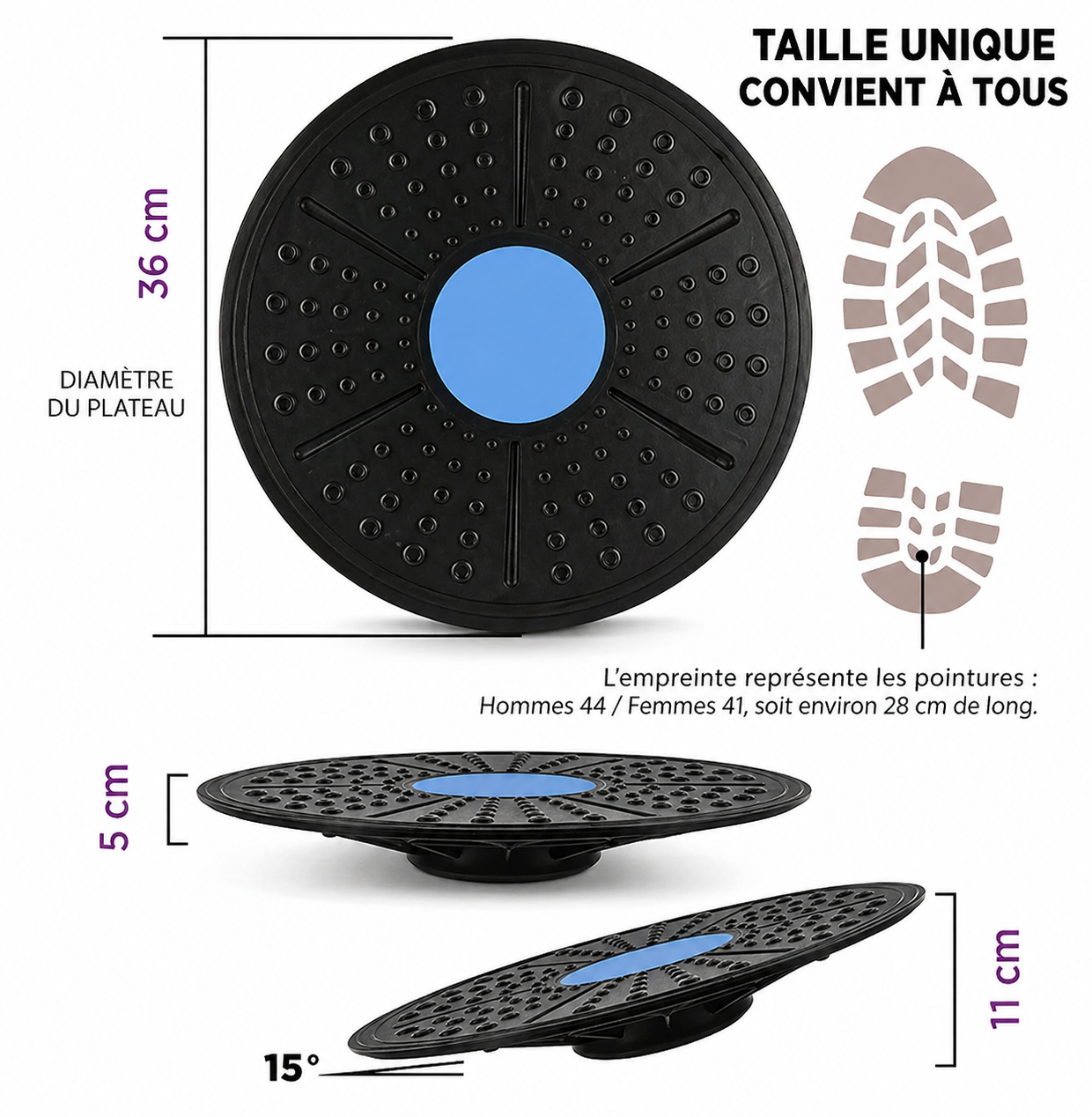 Planche d’Équilibre Fitness – Stabilité & Renforcement