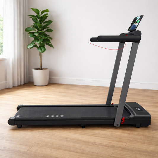Tapis de course pliable 4-en-1 - Bluetooth 12km/h