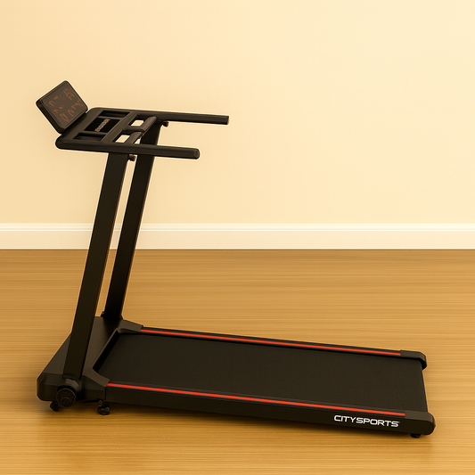 Tapis de Course compact pliable- Inclinaison, Bluetooth et écran LED