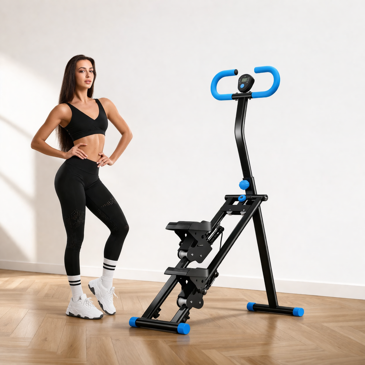 Stepper Escalier Fitness Pliable – Machine Cardio Corps Entier, 150 kg, Compact Maison