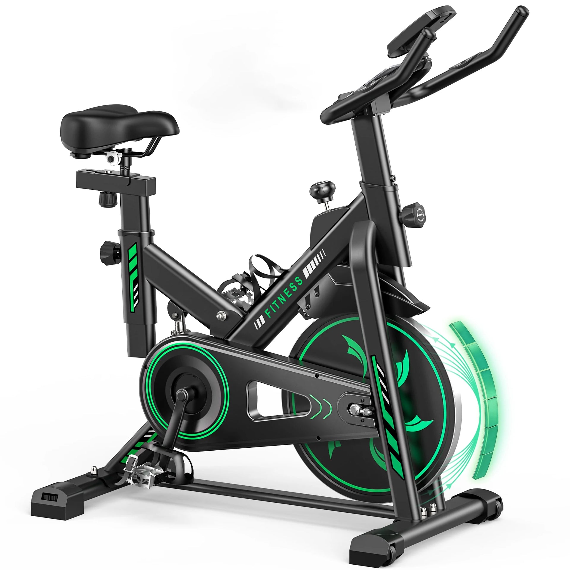 Vélo d’Appartement Connecté Silencieux – Résistance Magnétique, 150 kg, Compatible Zwift & Kinomap