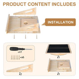 Planche d’équilibre en bois renforcement corps stabilité antidérapante durable maison bureau hommes femmes