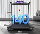 Tapis roulant pliant 14 km/h – Moteur 3 CV – Cardio – 136 kg