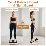 Planche d’équilibre en bois renforcement corps stabilité antidérapante durable maison bureau hommes femmes