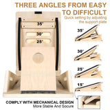 Planche d’équilibre en bois renforcement corps stabilité antidérapante durable maison bureau hommes femmes