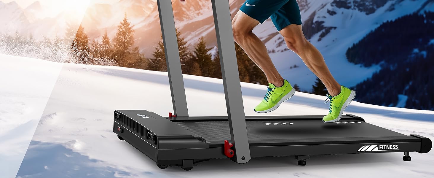 Tapis de course pliable 4-en-1 - Bluetooth 12km/h